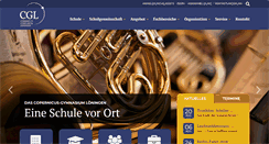 Desktop Screenshot of cgl-online.de