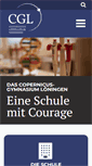 Mobile Screenshot of cgl-online.de