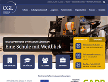 Tablet Screenshot of cgl-online.de